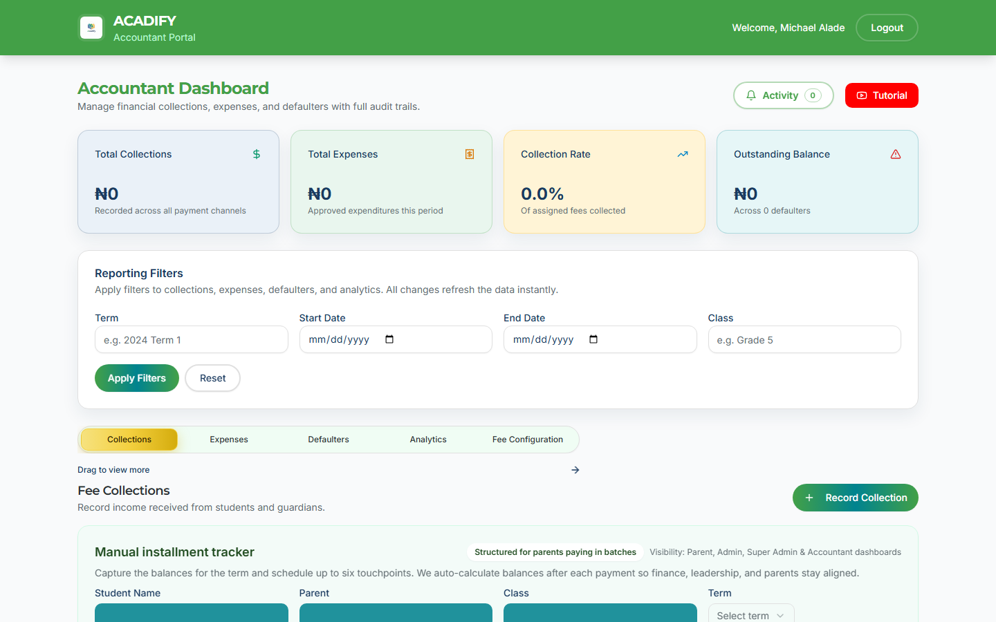 Acadify pricing preview